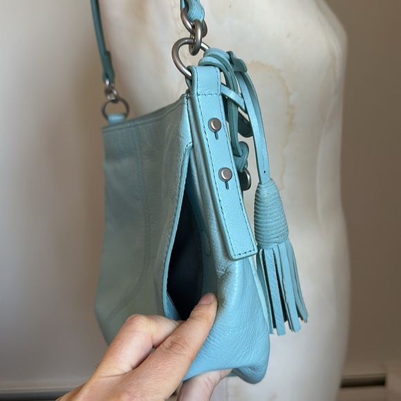 Fossil Jolie Shoulder Hobo bag in Light Blue / Turquiose - Picture 7 of 15